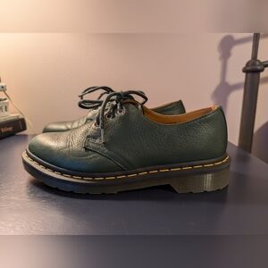 Dr. Martens 1461 Hug Me Leather Oxford in Green